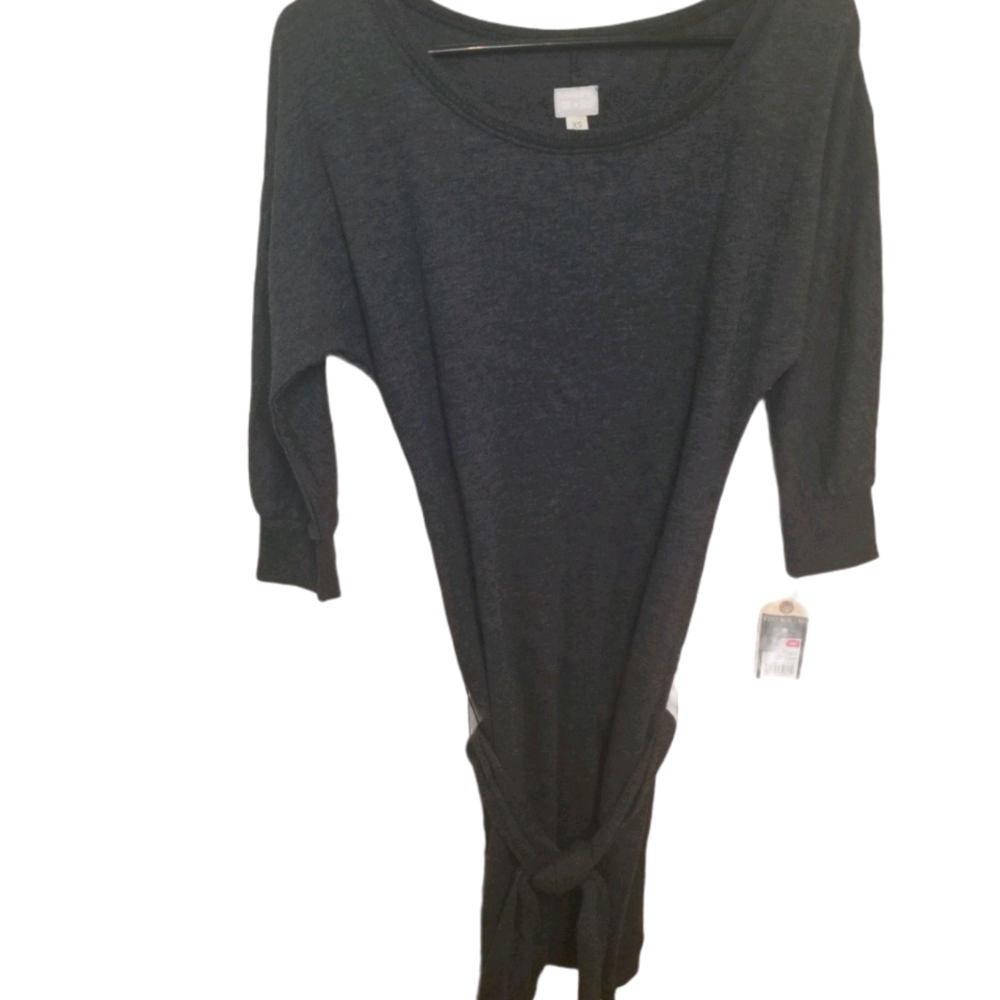 Converse Gray Vintage 1908 Tie-Waist Dress